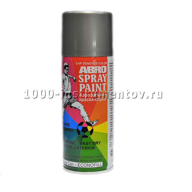 Краска спрей аллюминий стандартная РТ-026 Abro