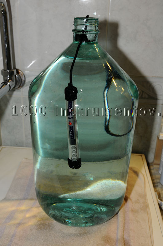 Нагреватель для браги аквариумный в бродильной ёмкости